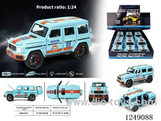 1：24 pull back alloy car W L/M