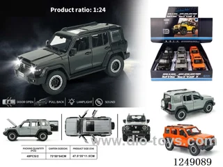 1：24 pull back alloy car W L/M