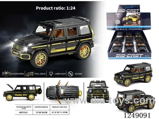 1：24 pull back alloy car W L/M