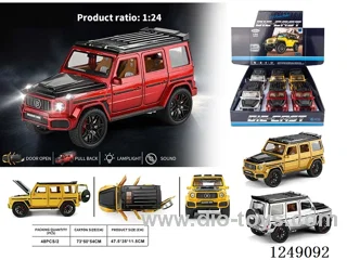 1：24 pull back alloy car W L/M