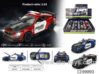 1：24 pull back alloy car W L/M