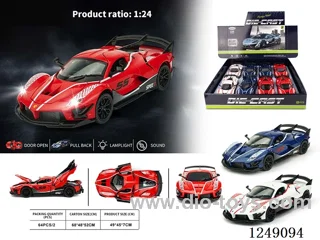 1：24 pull back alloy car W L/M