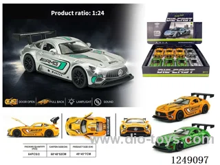 1：24 pull back alloy car W L/M