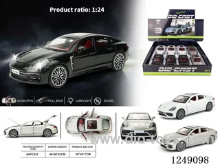 1：24 pull back alloy car W L/M