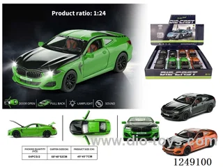 1：24 pull back alloy car W L/M