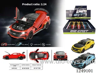 1：24 pull back alloy car W L/M