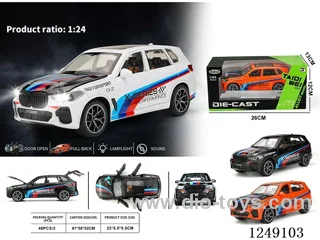 1：24 pull back alloy car W L/M