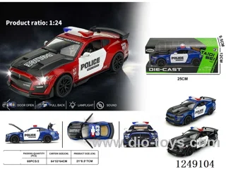 1：24 pull back alloy car W L/M