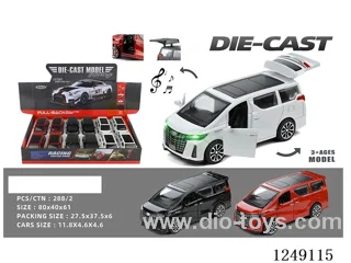 1：32 pull back alloy car W L/M 12PCS