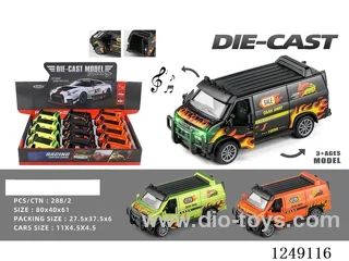 1：32 pull back alloy car W L/M 12PCS