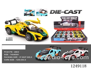 1：32 pull back alloy car 12PCS