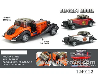 1：32 pull back alloy car 12PCS