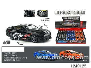 12CM pull back alloy car 12PCS
