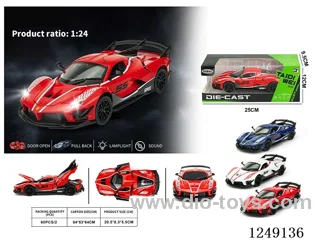 1：24 pull back alloy car W L/M