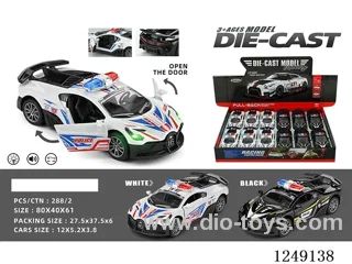 1：32 pull back alloy car W L/M 12PCS