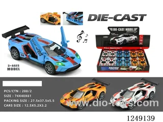 1：32 pull back alloy car W L/M 12PCS