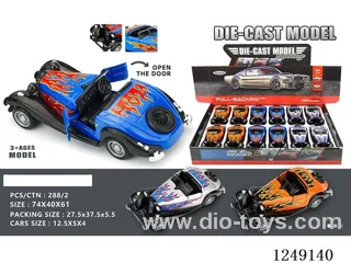 1：32 pull back alloy car 12PCS