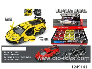 1：32 pull back alloy car 12PCS