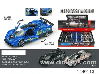1：32 pull back alloy car 12PCS