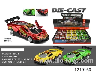 1：32 pull back alloy car 12PCS
