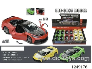 1：32 pull back alloy car 12PCS