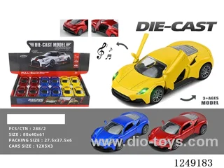 1：32 pull back alloy car W L/M 12PCS not included battery
