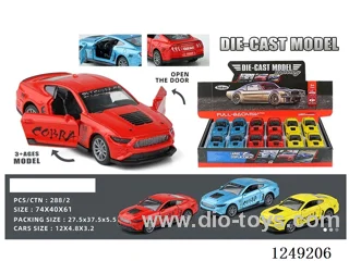 1：32 pull back alloy car 12PCS