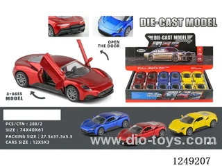 1：32 pull back alloy car 12PCS