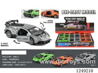 1：32 pull back alloy car 12PCS