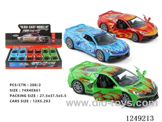 1：32 pull back alloy car 12PCS