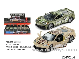 1：32 pull back alloy car 12PCS