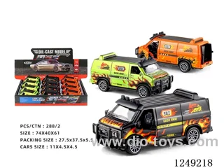 1：32 pull back alloy car 12PCS