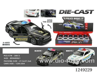 1：32 pull back alloy car 12PCS