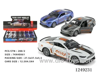 1：32 pull back alloy car 12PCS