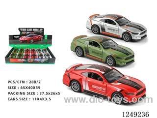 1：36  pull back alloy car 12PCS