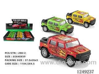 1：36  pull back alloy car 12PCS