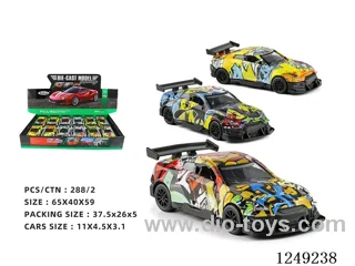 1：36  pull back alloy car 12PCS