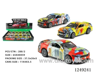 1：36  pull back alloy car 12PCS