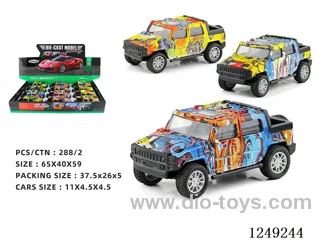 1：36  pull back alloy car 12PCS