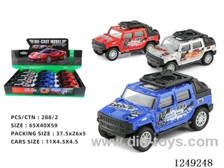 1：36  pull back alloy car 12PCS