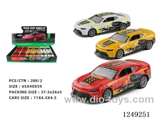 1：36  pull back alloy car 12PCS