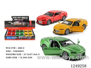 1：32 pull back alloy car 12PCS