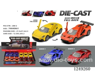 1：32 pull back alloy car 12PCS