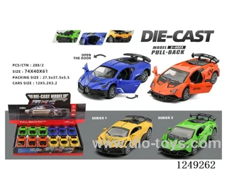 1：32 pull back alloy car 12PCS