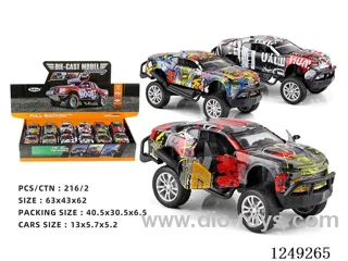 1：32 pull back alloy car 12PCS