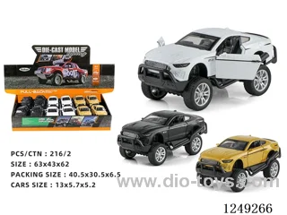1：32 pull back alloy car 12PCS