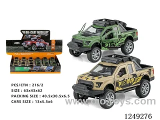 1：32 pull back alloy car 12PCS