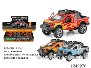 1：32 pull back alloy car 12PCS