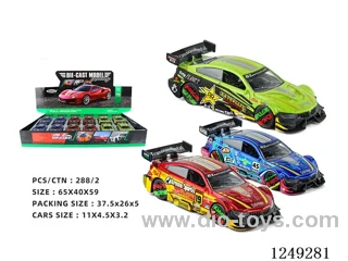 1：36  pull back alloy car 12PCS