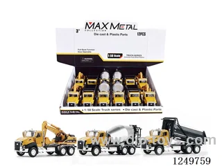 1:50 pull back alloy car 3 mixed - optional model 12PCS
